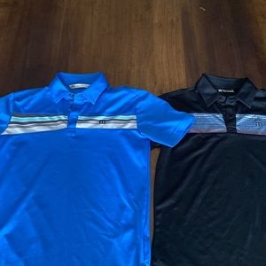 Travis Mathew Collard Golf Shirts, size M